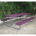 Antirust perforated steel wholesale picnic table/outdoor table